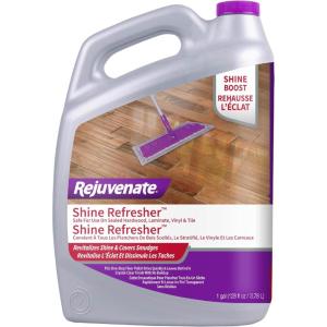 imageRejuvenate Shine Refresher Hardwood Polish Restorer Removes Scratches from Wood Floors Restores Shine and Protects Laminate Linoleum Tile Vinyl and more