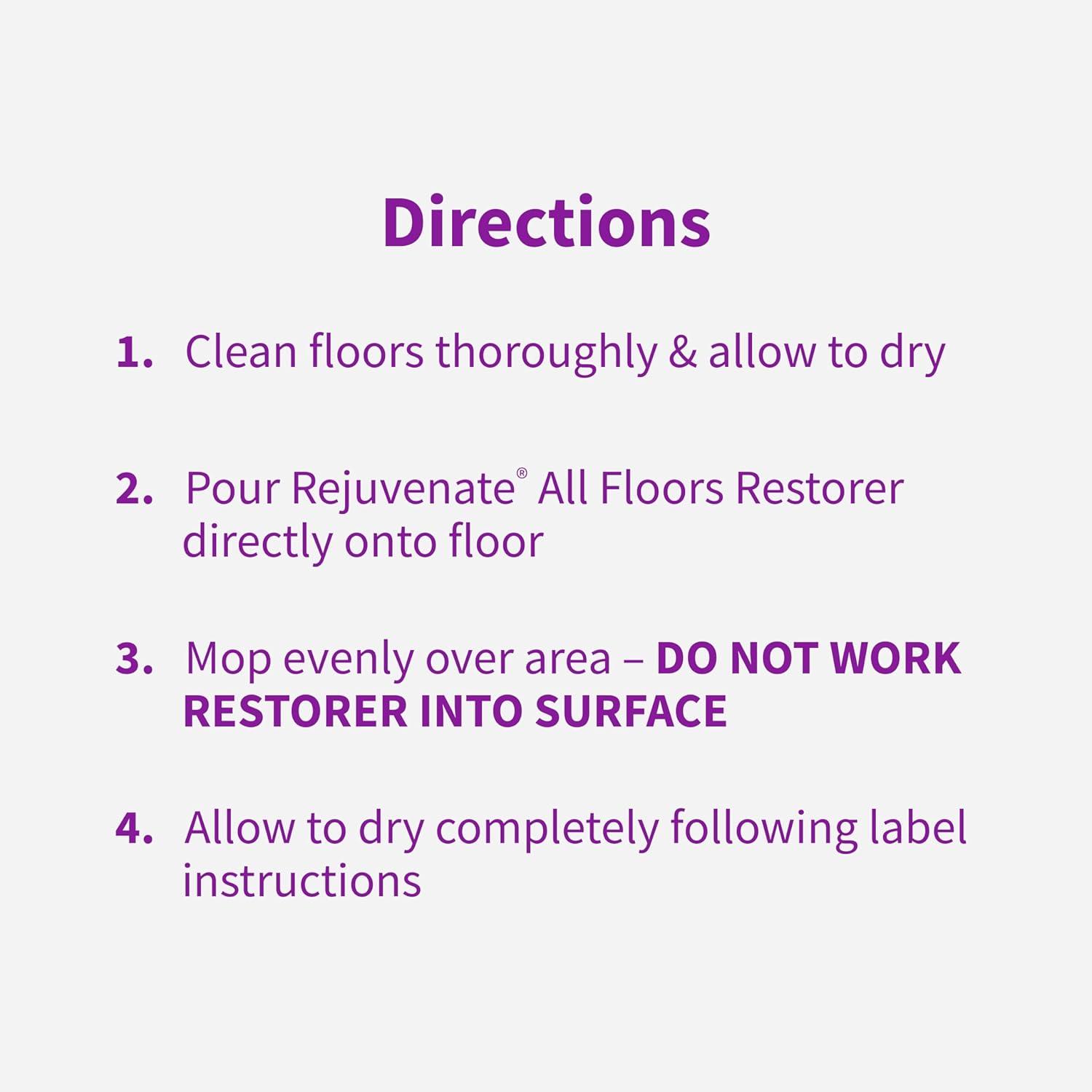 imageRejuvenate All Floors Restorer Fills Scratches Shines And Protects All Floor Types Including Hardwood Laminate Vinyl And Tile 32 Ounces32 Fl Oz Pack of 1