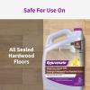 imageRejuvenate HighPerformance Professional Hardwood Floor Cleaner StreakFree Formula Eliminates The Toughest Dirt and Grime with Little Effort 32oz128 Fl Oz Pack of 1