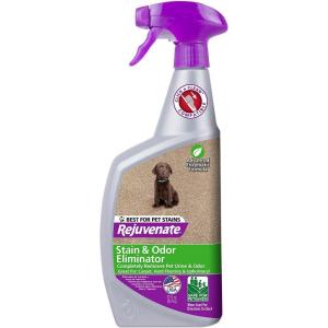 imageRejuvenate Carpet ampamp Upholstery Spot Remover Stain Cleaner BioEnzymatic Professional Strength Urine Remover Dog Cat Stain and Pet Odor Eliminator ReadytoUse1 Pack