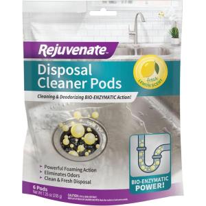 imageRejuvenate Disposer and Pipe Cleaner Lemon Scent 6 Pods 71 oz 201g