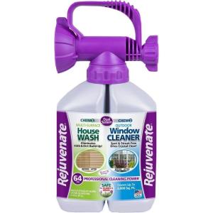 imageRejuvenate Dual System Outdoor Window Cleaner ampamp House Siding Cleaner with HoseEnd AttachmentCleaning Agent