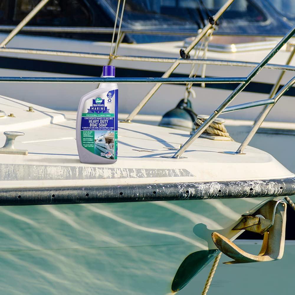 imageRejuvenate Heavy Duty Boat Soap Eliminates Salt Dirt Grime ampamp More 32 fl Ounce