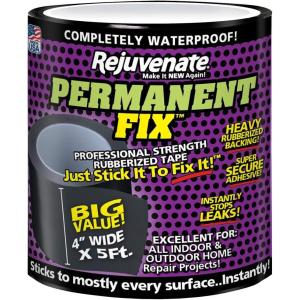 imageRejuvenate Permanent Fix 5 L x 4 in W Professional Grade Waterproof Rubberized Tape