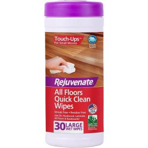 imageRejuvenate All Floors Quick Clean Wipes 30 Large Floor Cleaning Wet Wipes StreakFree ResidueFree NonGreasy